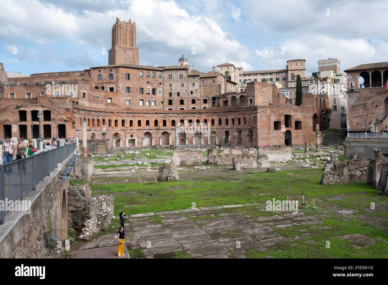 Mercati di Traiano Museo dei fori Imperiali - Museo dei mercati di Traiano dei fori Imperiali Collina del Quirinale Roma, Italia Foto Stock