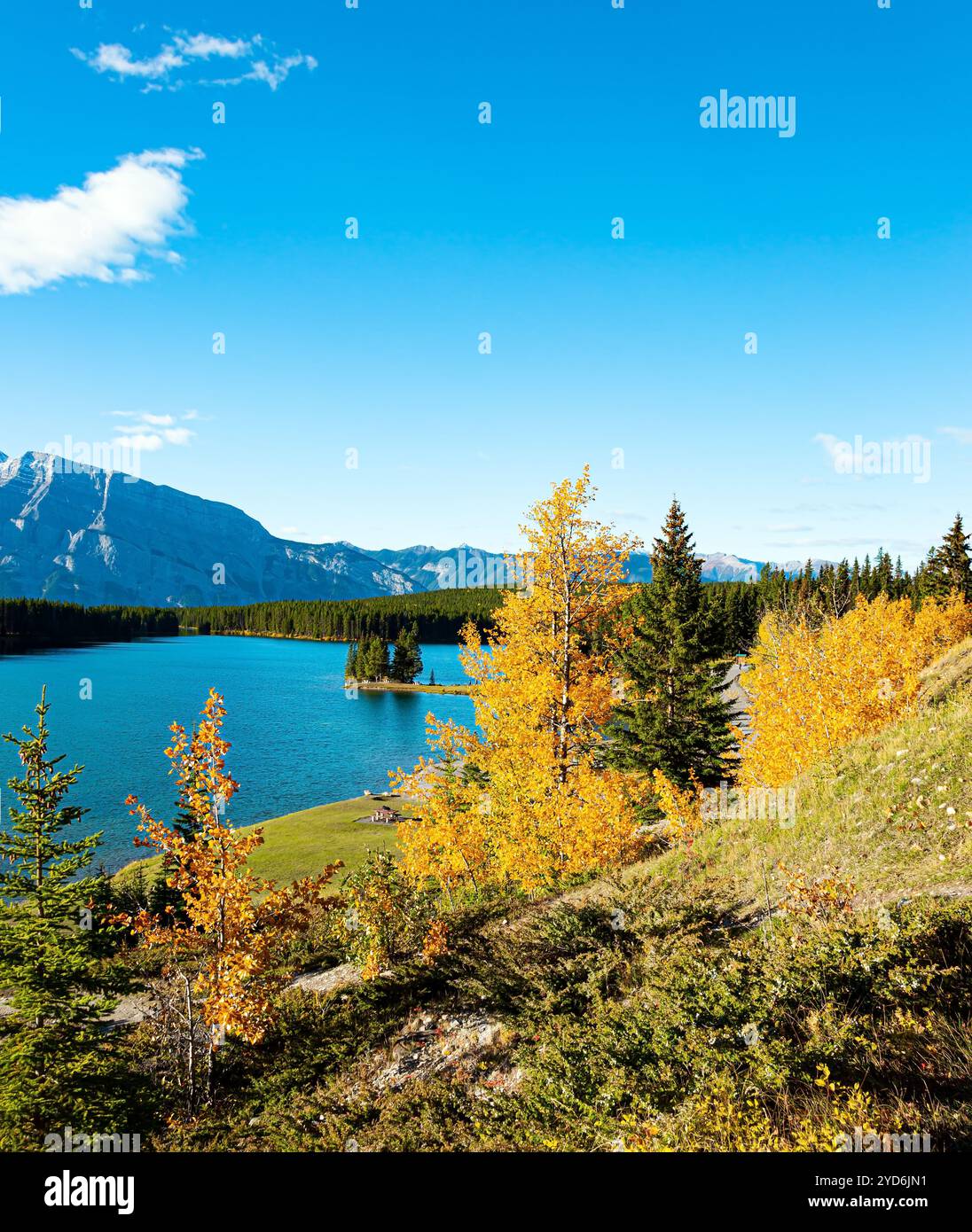 Le Montagne Rocciose in Canada Foto Stock