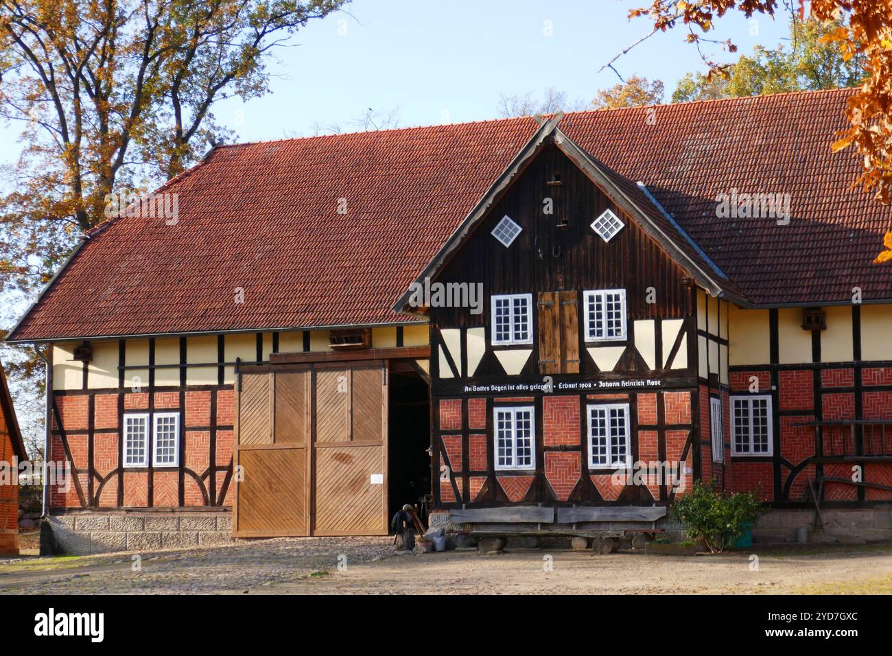 Museo di storia locale e trattori Niendorf i, Germania Foto Stock