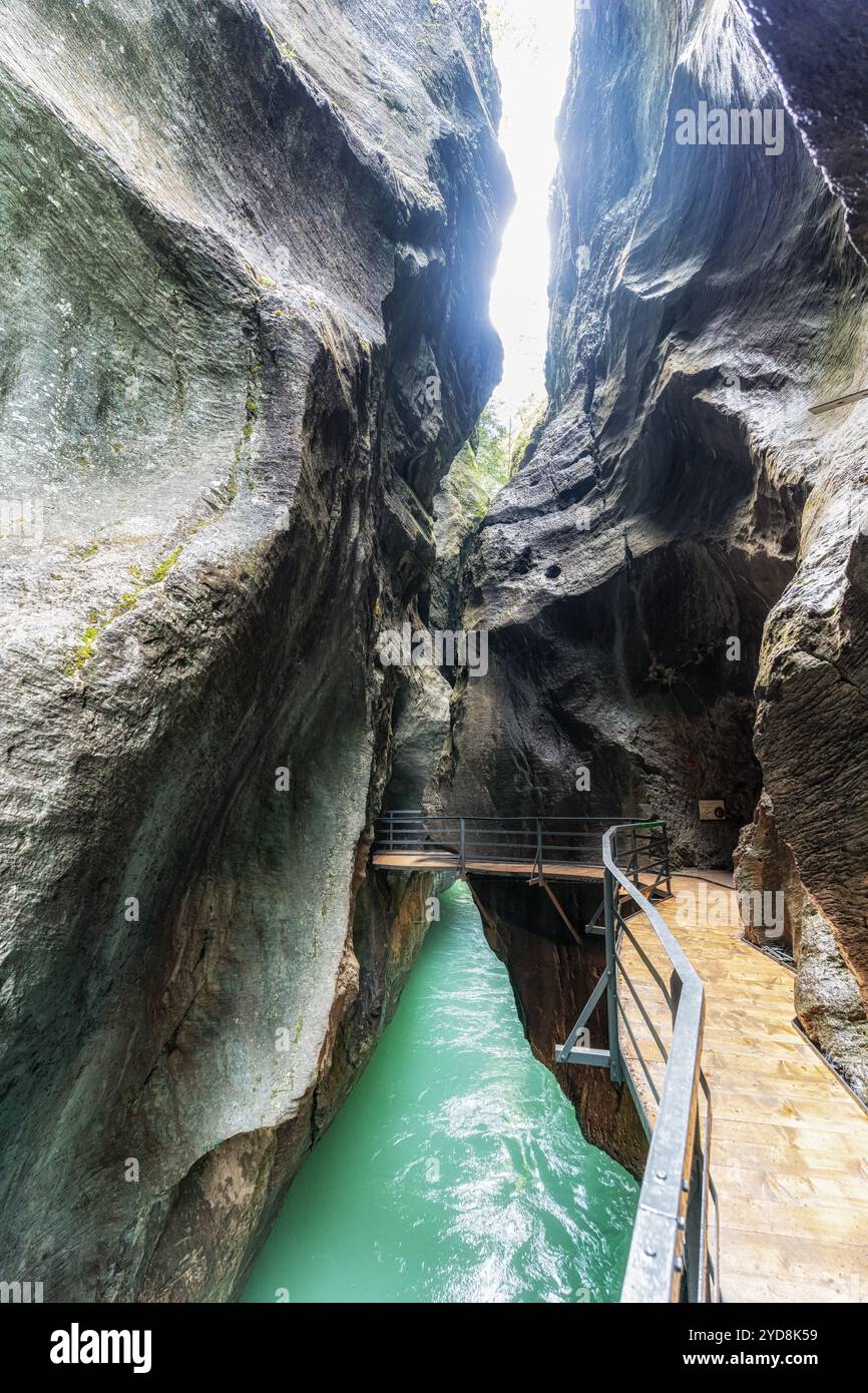 Gola di Aare in Svizzera Foto Stock