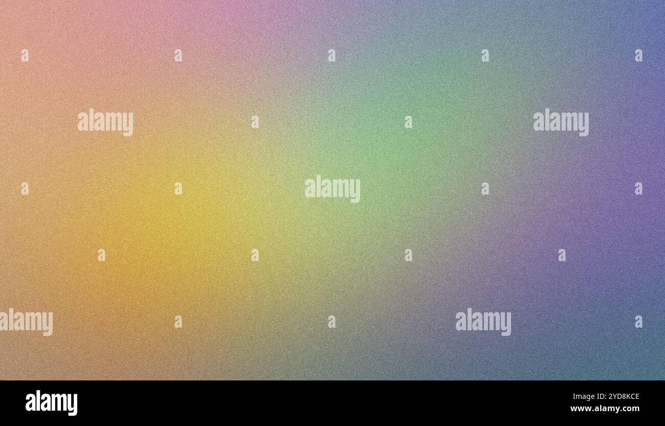Motivo astratto creato da sfondo colorato a grana sfumata Foto Stock