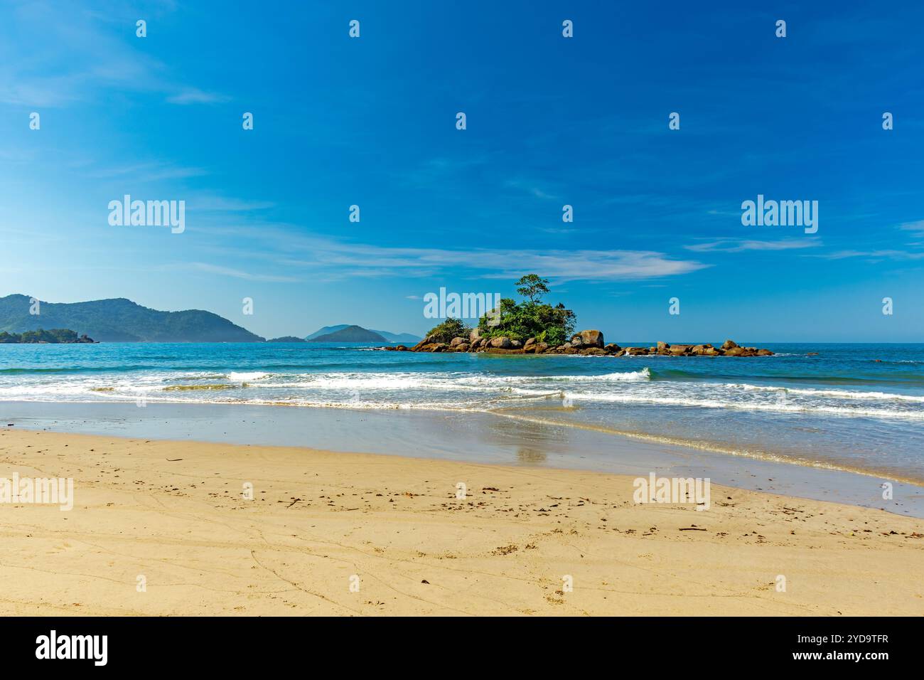 Piccola isoletta rocciosa Foto Stock