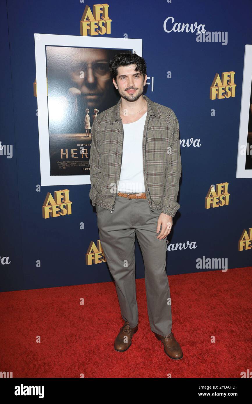 24 ottobre 2024, Los Angeles, California, USA: Carter Jenkins alla prima AFI Fest 2024 di Heretic al TCL Chinese Theatre IMAX (Credit Image: © Nina Prommer/ZUMA Press Wire) SOLO PER USO EDITORIALE! Non per USO commerciale! Foto Stock