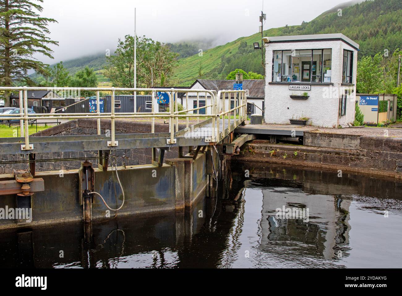 Laggan Locks sul canale Caledonian Foto Stock