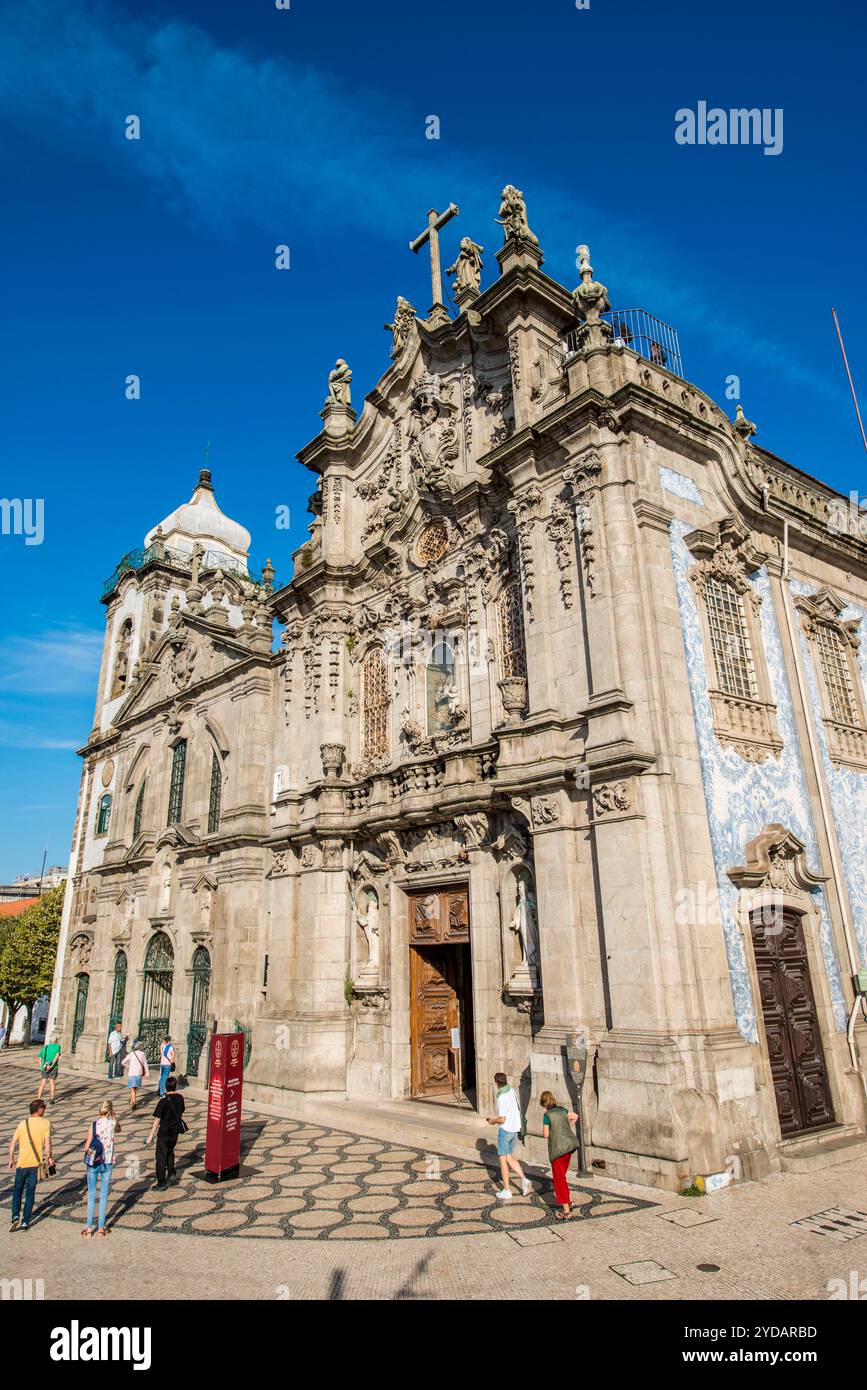 Chiesa di nostra Signora del Carmo (Igreja do Carmo), Porto, Portogallo. Foto Stock