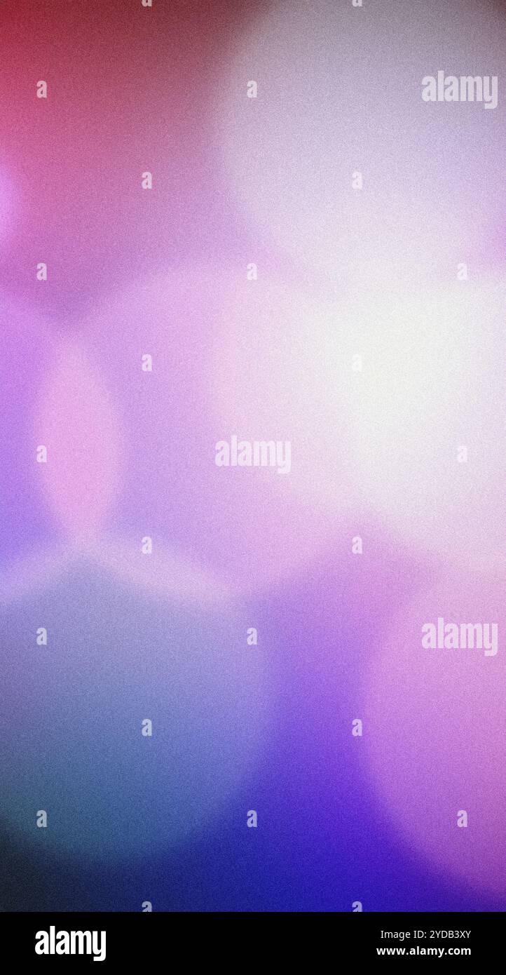 Sfondo granuloso astratto con una miscela di colori blu, rosa e viola Foto Stock