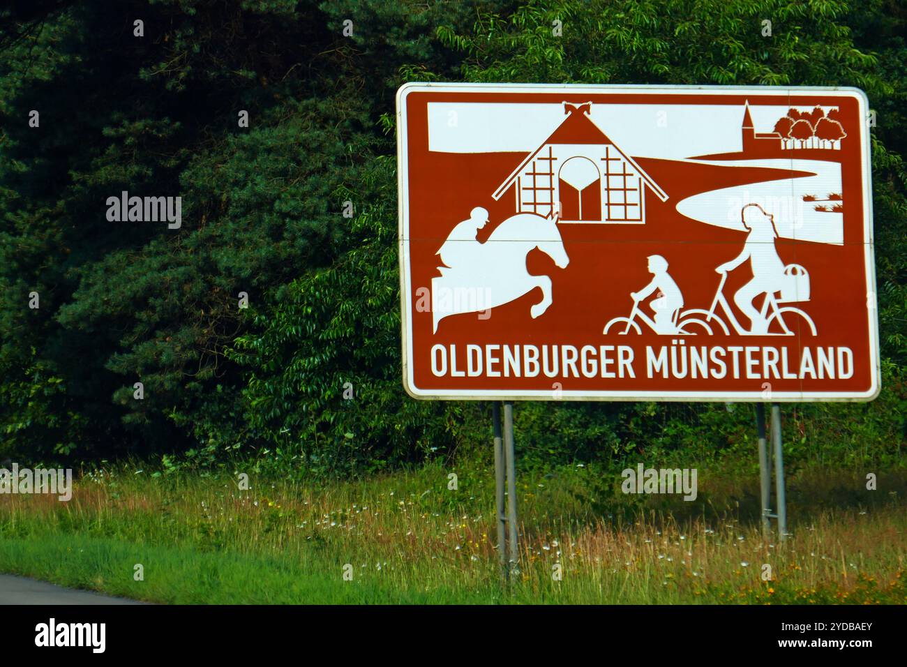 Ente informazioni turistiche Oldenburger MÃ¼nsterland Foto Stock