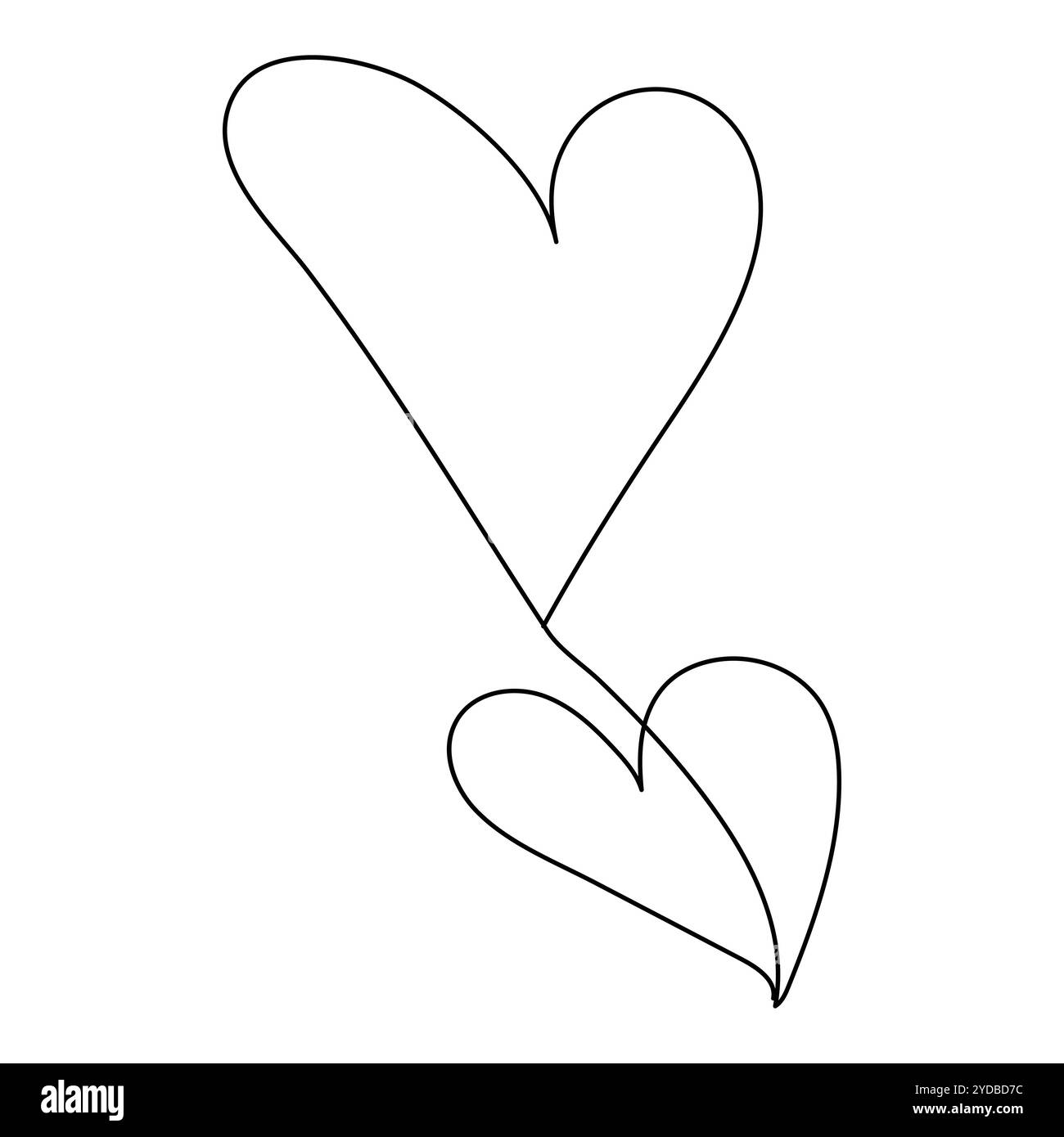 Giornata internazionale della donna 8 marzo, design a linea singola Illustrazione Vettoriale