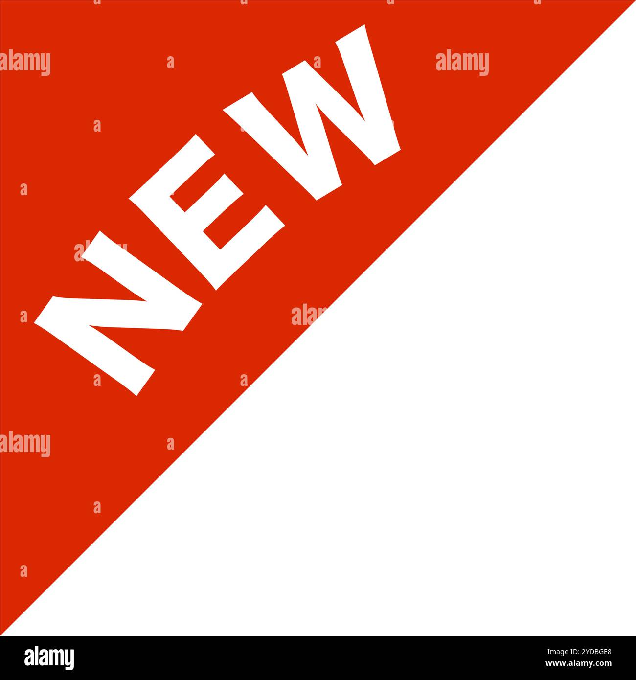 NUOVA icona triangolare. Nuovi prodotti. Vettore modificabile. Illustrazione Vettoriale