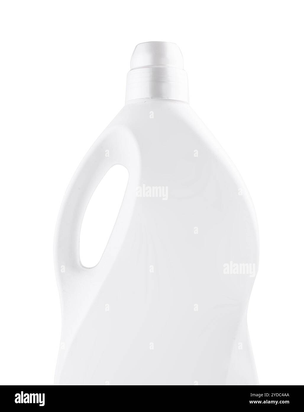 Contenitore in plastica bianco per l'isolamento del detergente liquido Foto Stock