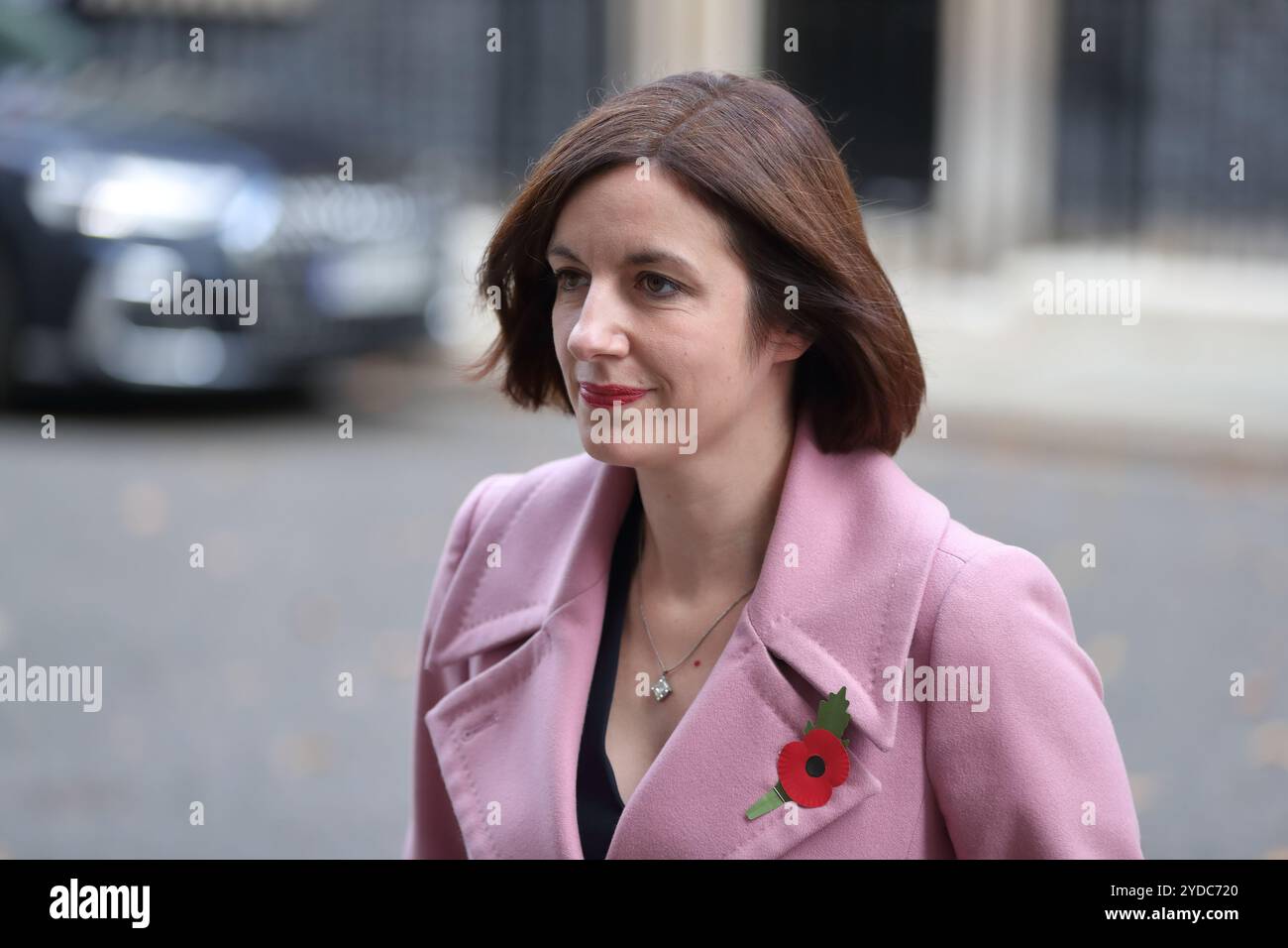 Londra, Regno Unito. 22 ottobre 2024. Bridget Phillipson, Segretario di Stato per l'istruzione e Ministro delle donne e delle pari, lascia Downing Street al numero 10 dopo la riunione del Gabinetto. Foto Stock