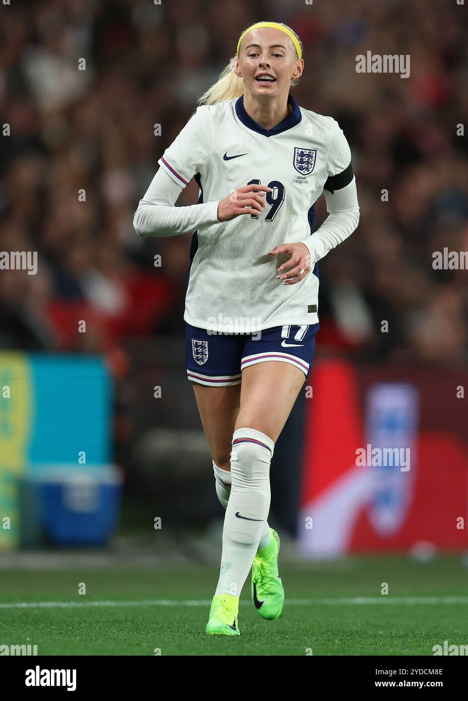 Londra, Regno Unito. 25 ottobre 2024. Chloe Kelly dell'Inghilterra durante l'amichevole internazionale allo stadio di Wembley, Londra. Il credito per immagini dovrebbe essere: Paul Terry/Sportimage Credit: Sportimage Ltd/Alamy Live News Foto Stock