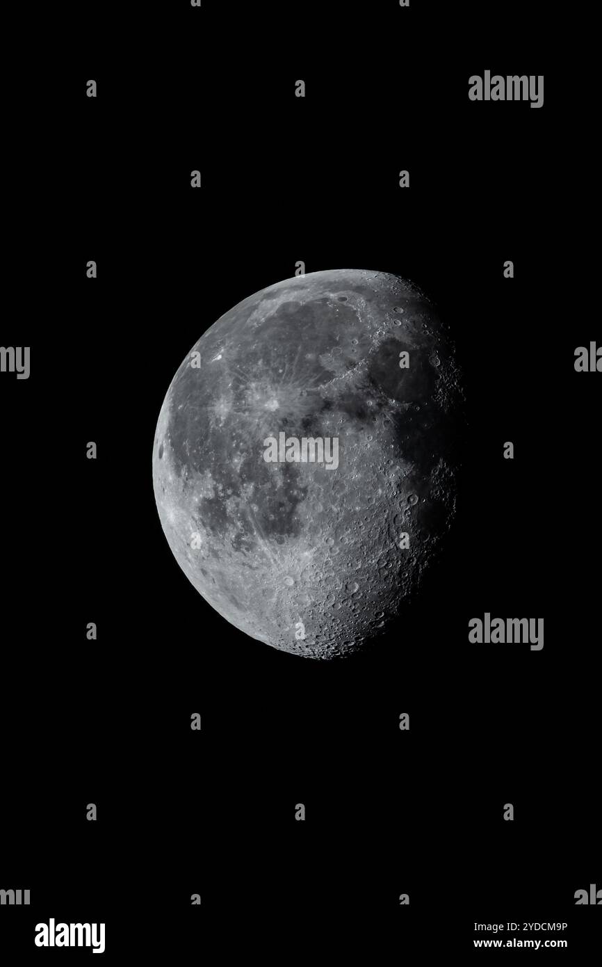 Scatti notturni dalla Luna Foto Stock