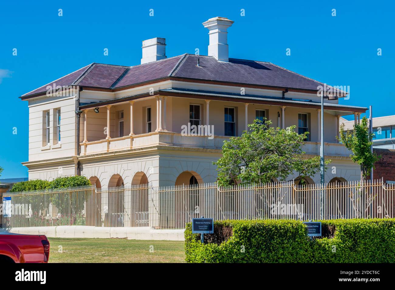 Uno degli edifici storici della Bathurst Gaol (prigione), ora noto come Bathurst Correctional Centre, costruito nel 1888 Foto Stock