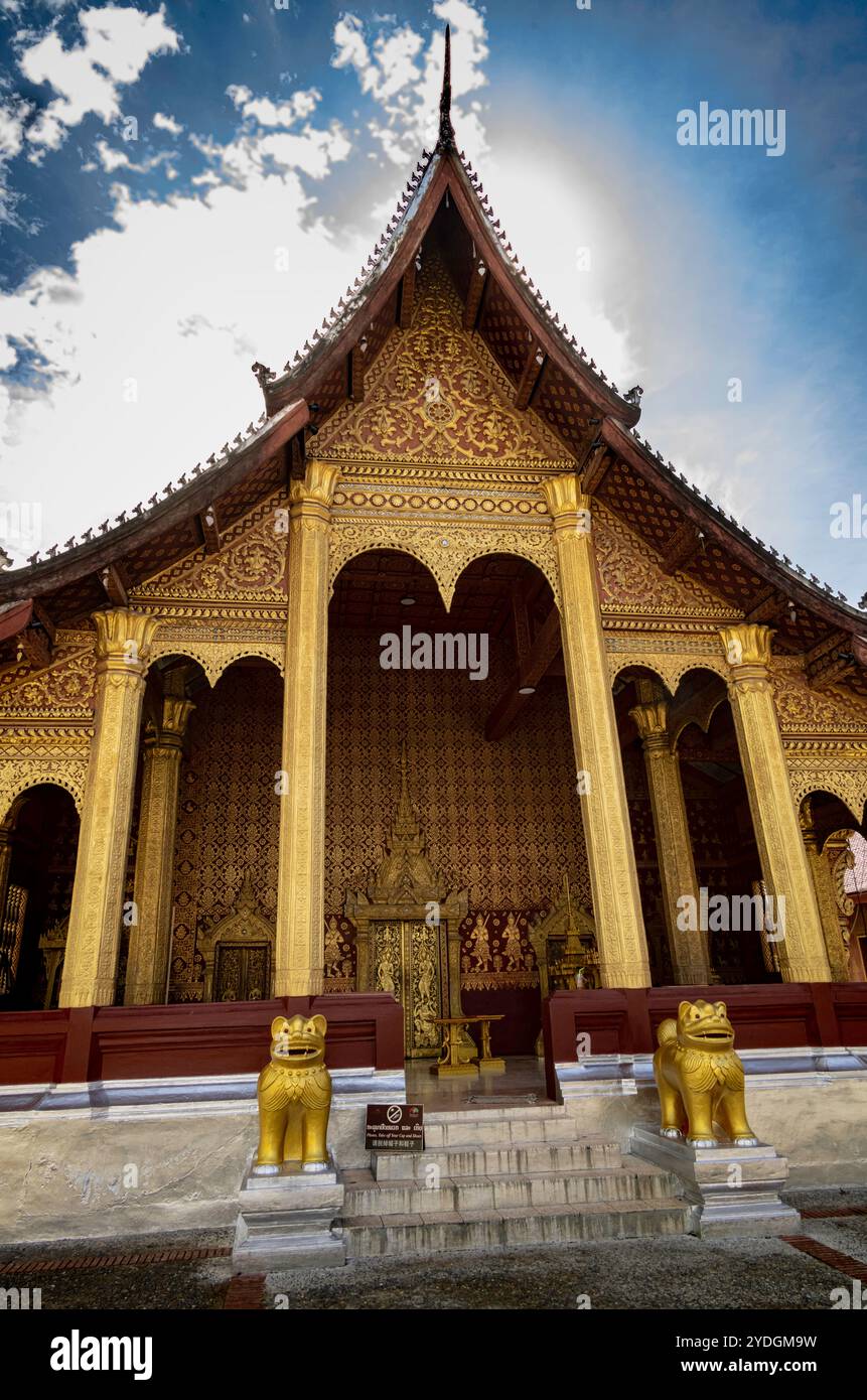 Wat Sensoukharam, Luang Prabang, Laos. Settembre 2023 Foto Stock