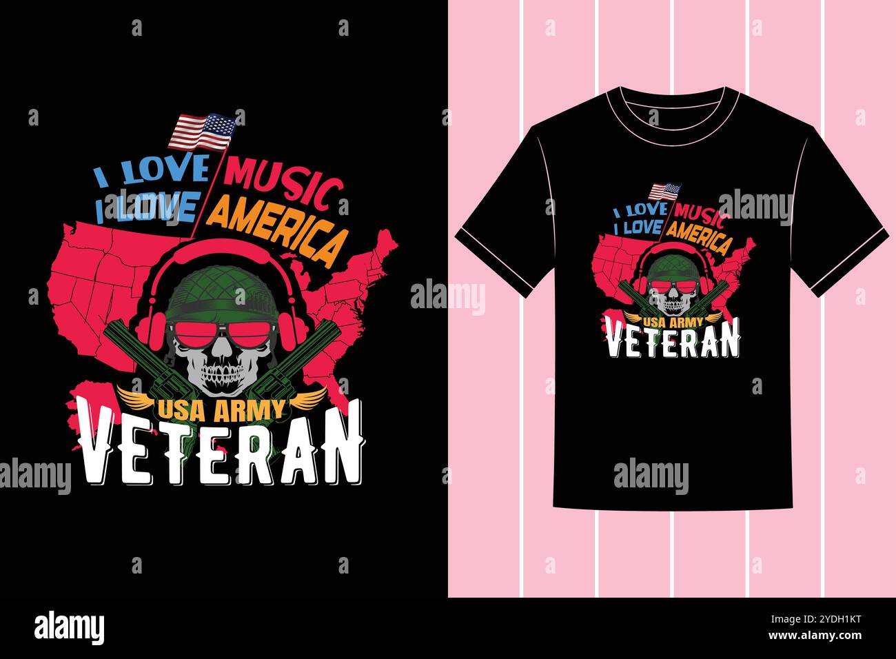 Design della T-shirt dello stato americano e Vector d'ispirazione americana Illustrazione Vettoriale