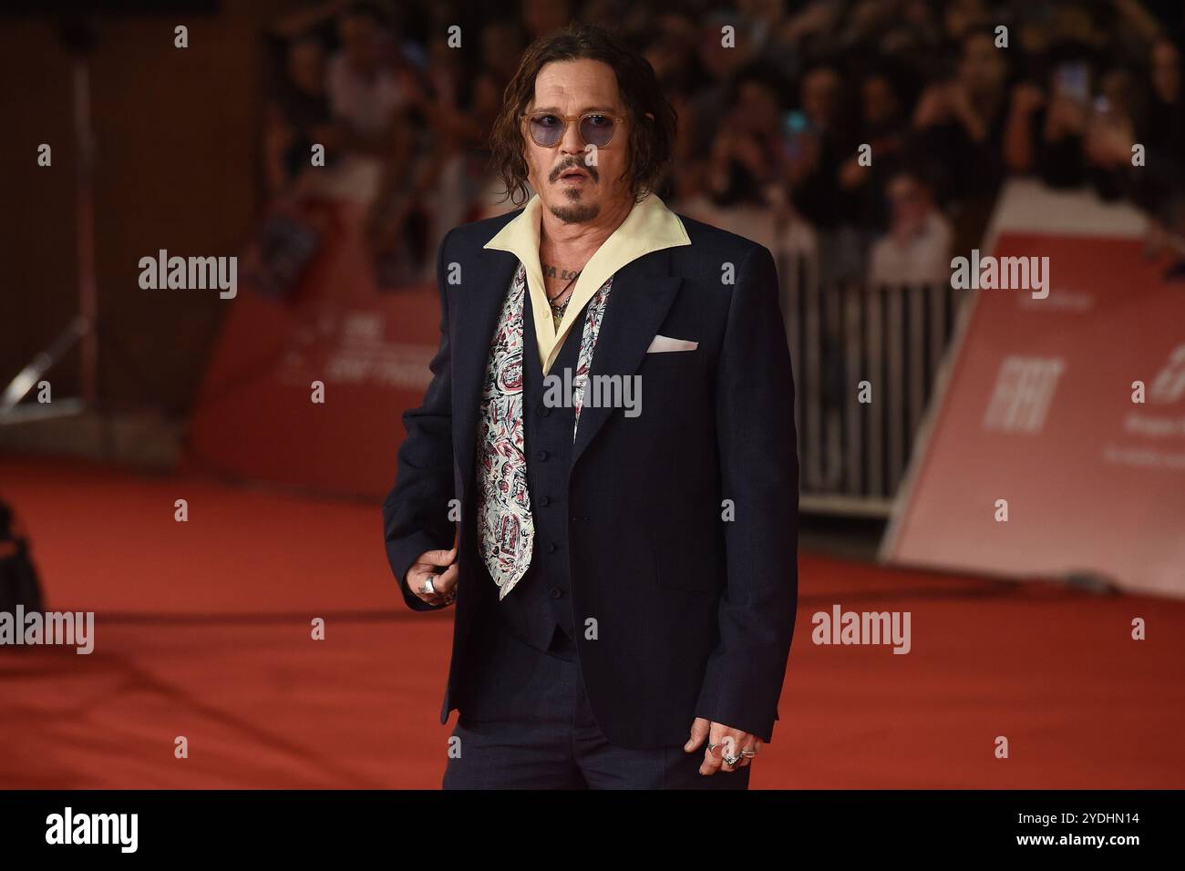 Roma, Lazio. 26 ottobre 2024. Johnny Depp partecipa al ModiC Three Days on the Wing of Madness Red carpet durante il 19° Festival del Cinema di Roma all'Auditorium Parco della musica il 26 ottobre 2024 a Roma, Italia Credit: massimo insabato/Alamy Live News Foto Stock