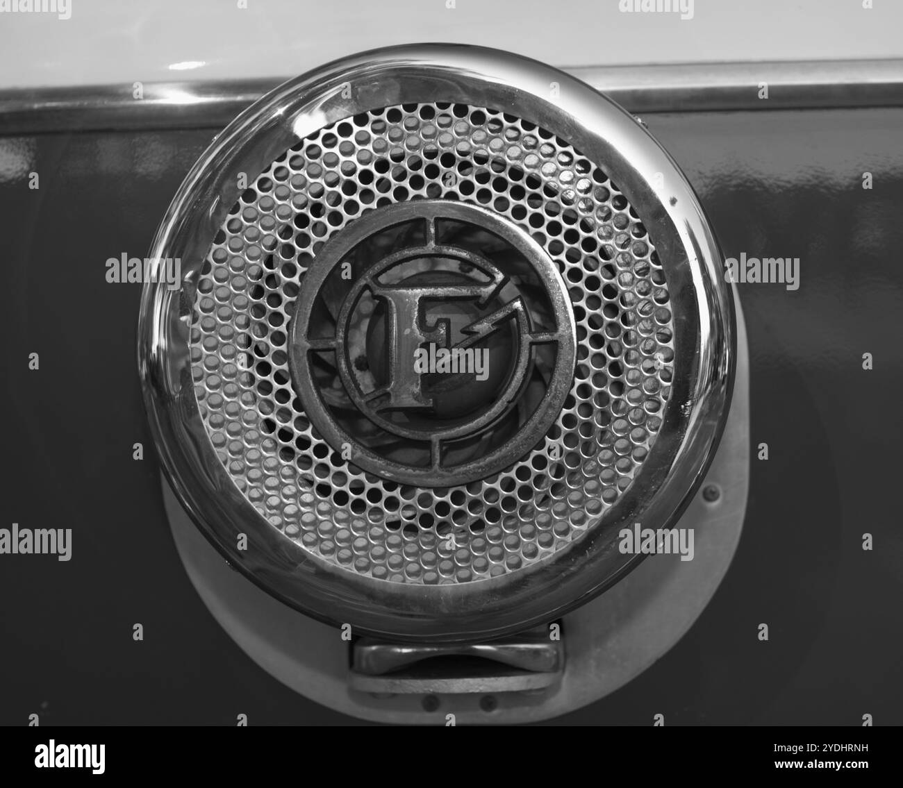 Un antico motore antincendio americano LaFrance. Foto Stock