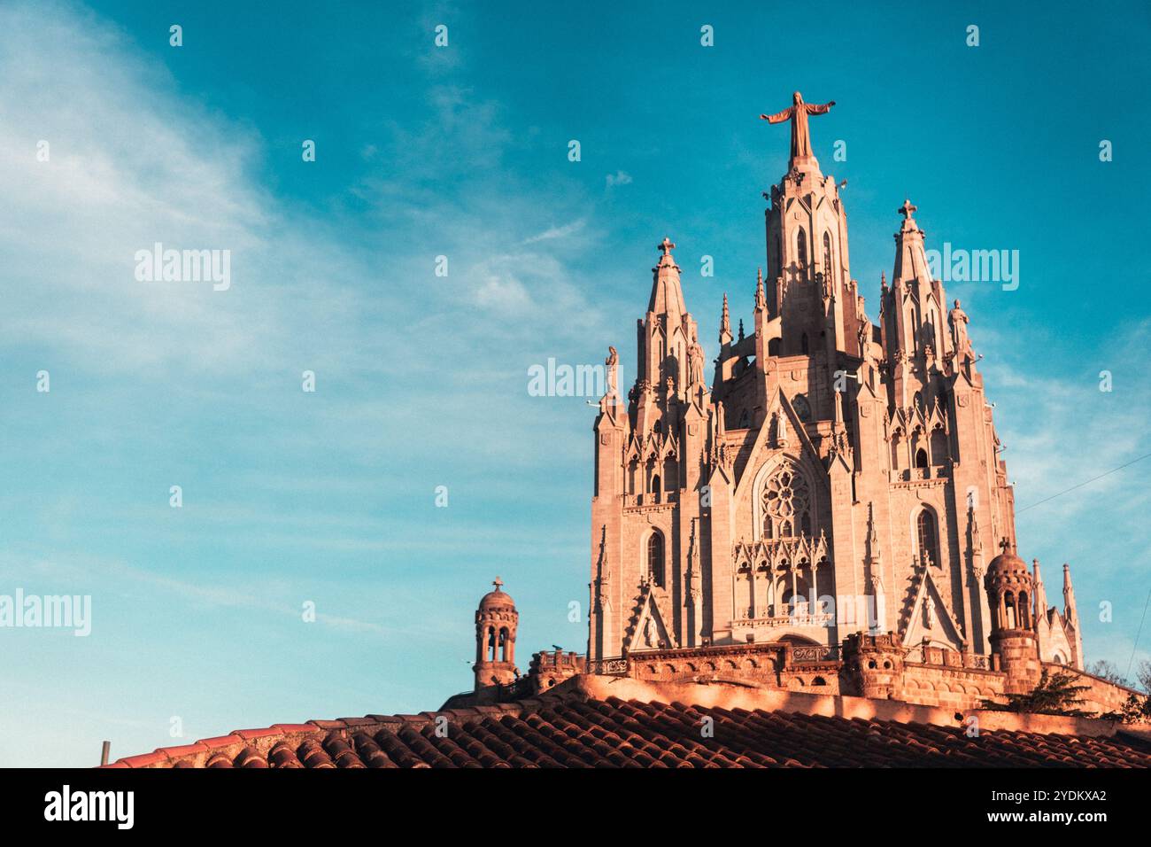 Tibidabo Barcellona Foto Stock