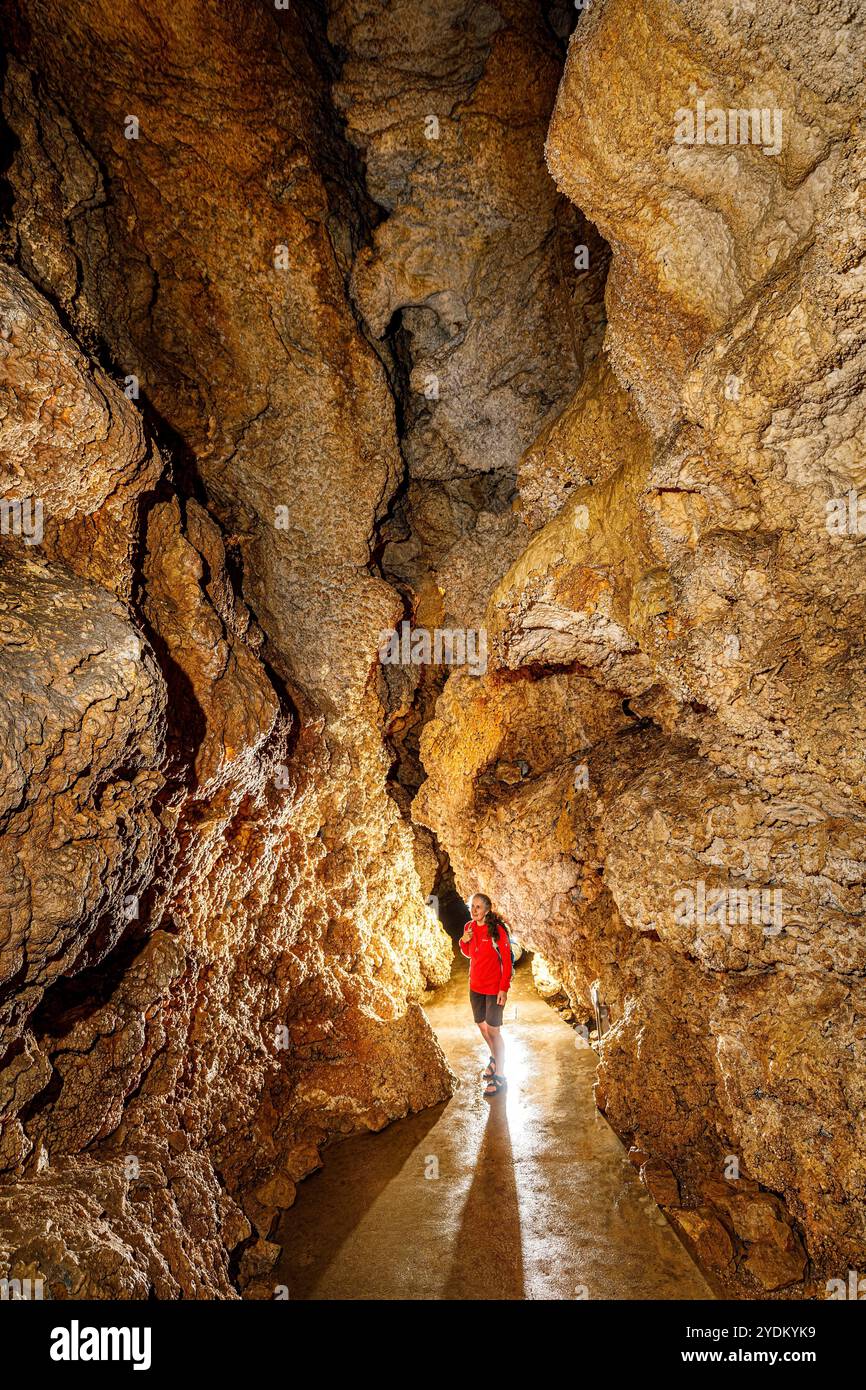 Szemlo-Hegyi-Barlang, grotta di Budapest, Ungheria Foto Stock