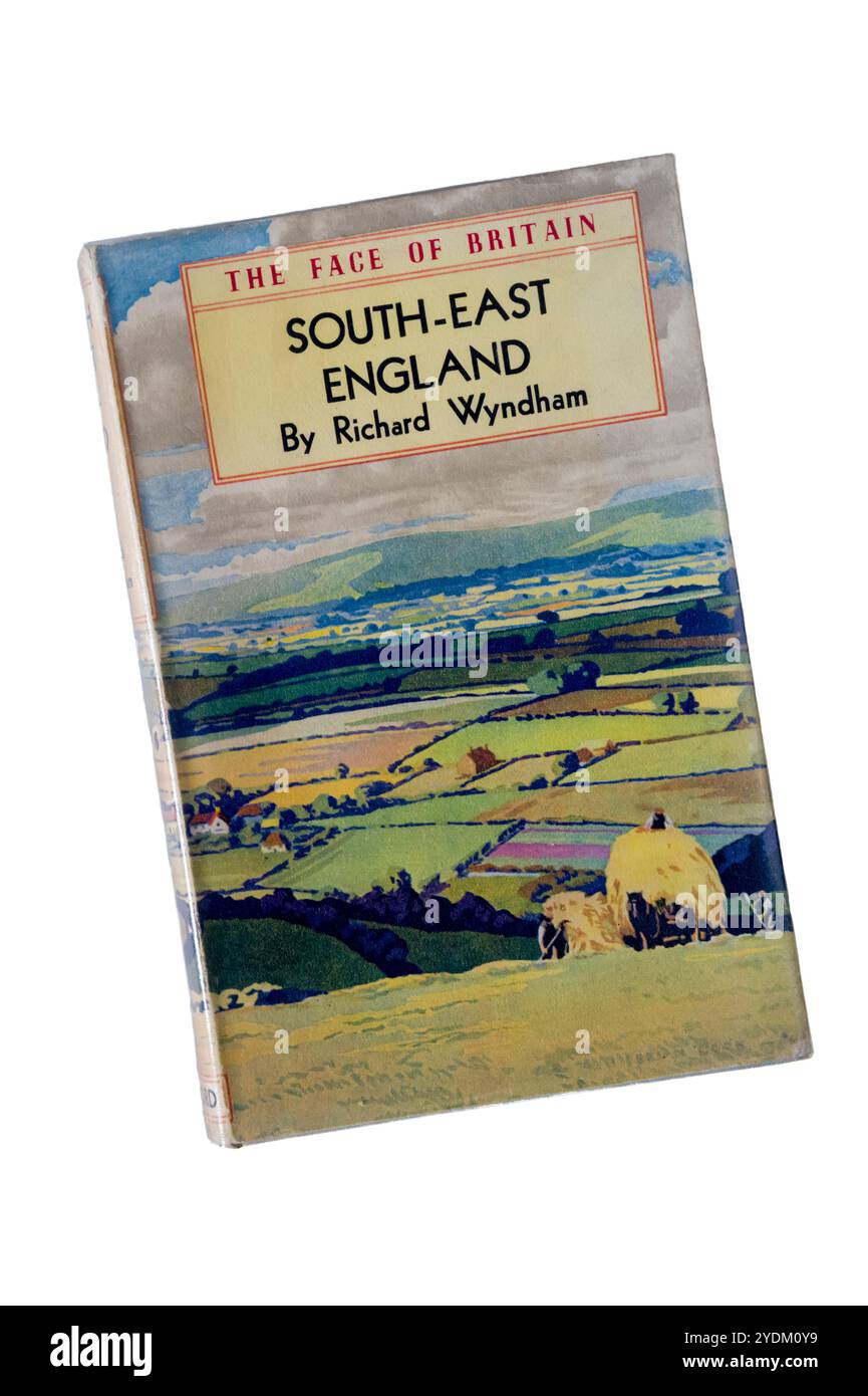 Una copia del South-East England di Richard Wyndham nella serie The Face of Britain pubblicata da Batsford negli anni '1940 Foto Stock