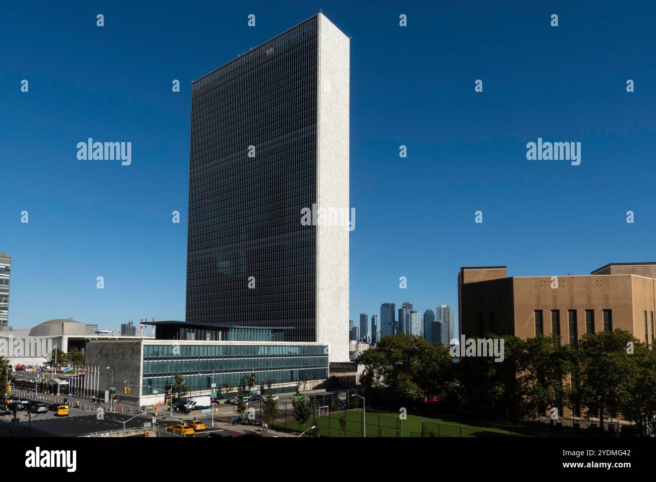 Il quartier generale delle Nazioni Unite si trova a New York, 2024 Stati Uniti Foto Stock