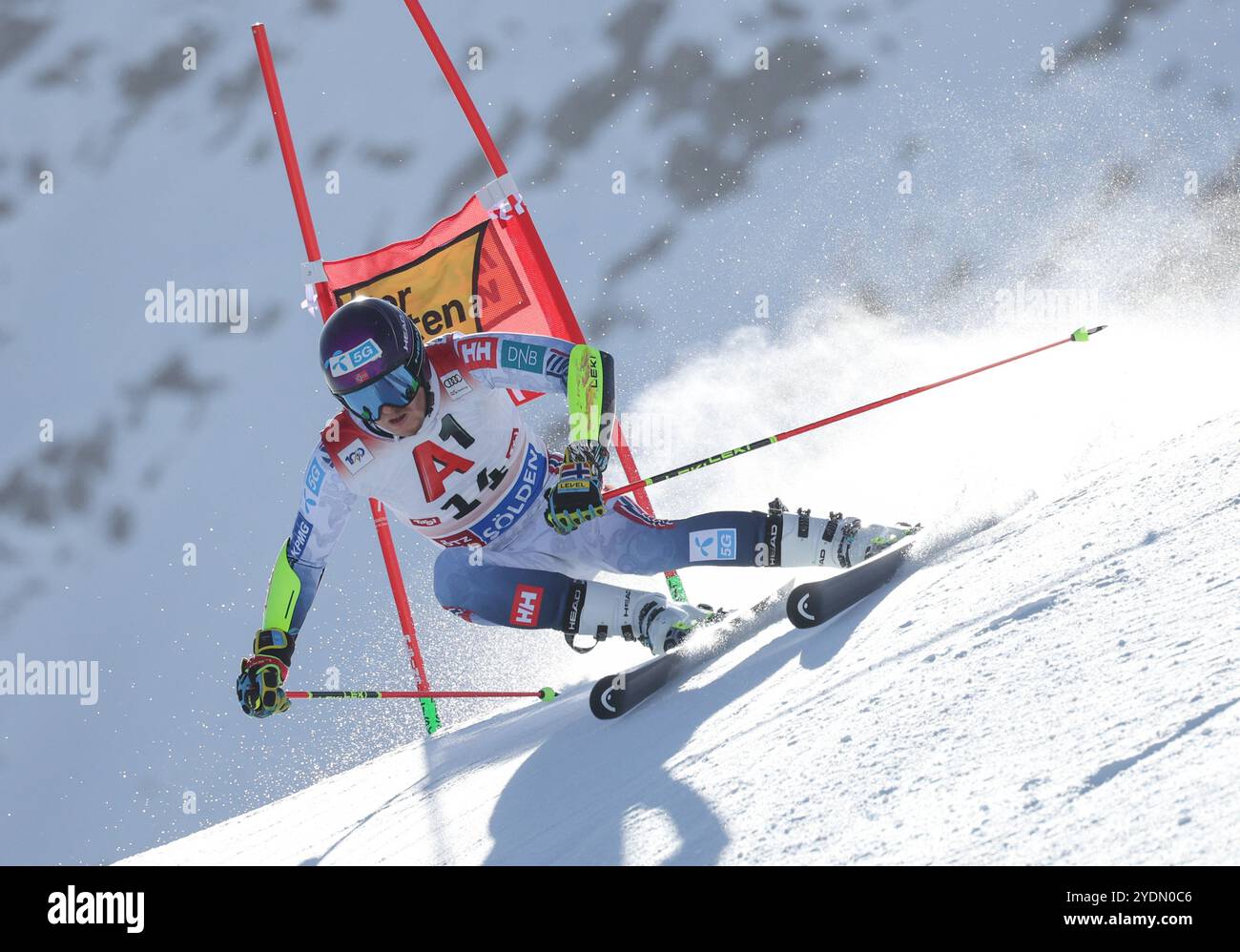 FIS Coppa del mondo 2024-2025 -&#XA;âs slalom gigante della Coppa del mondo Solden&#XA;sabato 27 ottobre 2024&#XA;&#XA;&#XA;terzo posto: Lie McGrath&#XA;&#XA;&#XA;&#XA;&#XA; Foto Stock