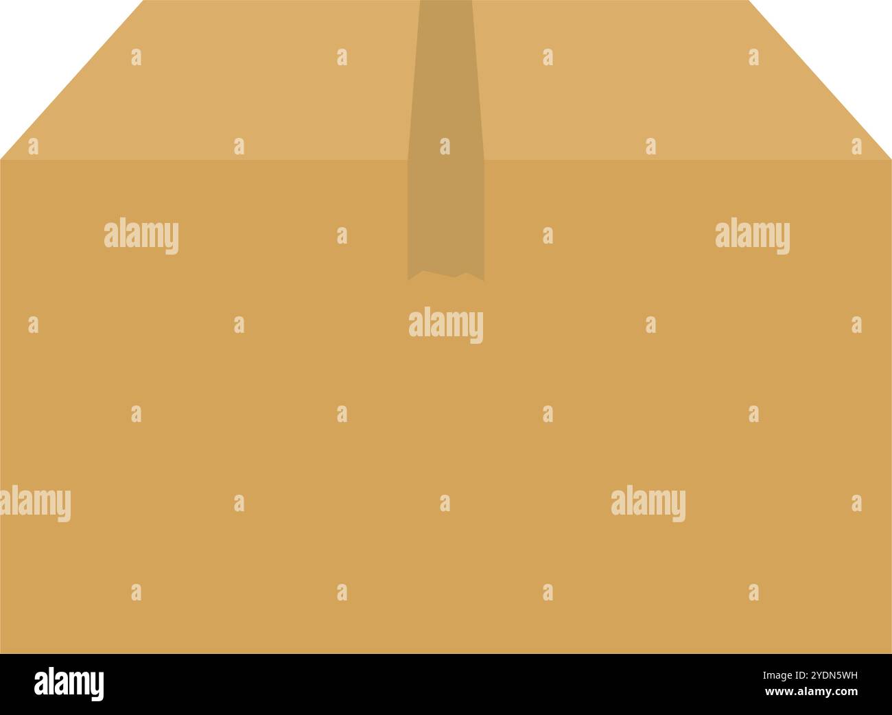 Scatola di cartone. Icona pacchetto. Vettore modificabile. Illustrazione Vettoriale