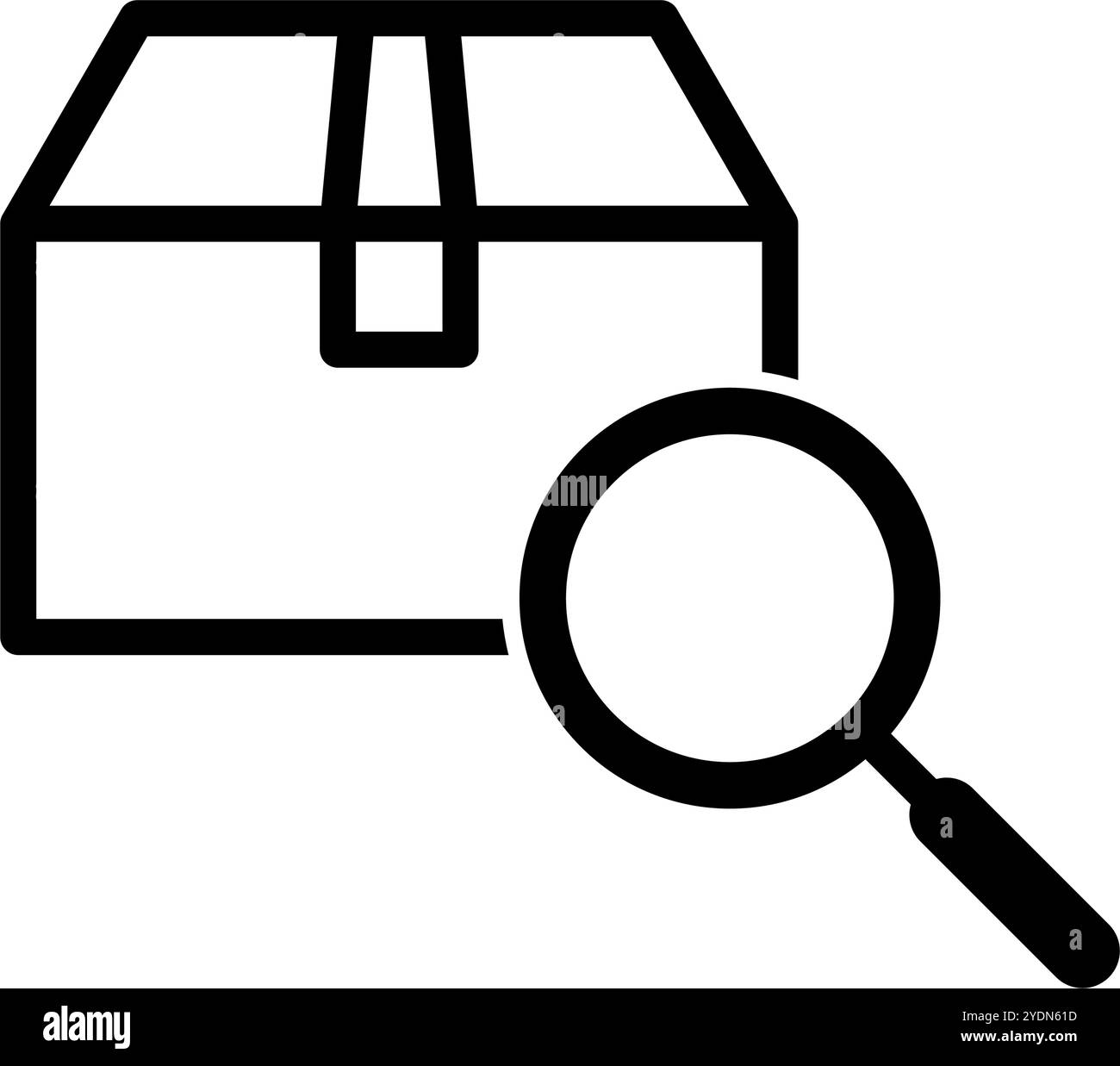 Icona di stato del tracciamento del pacchetto. Vettore modificabile. Illustrazione Vettoriale