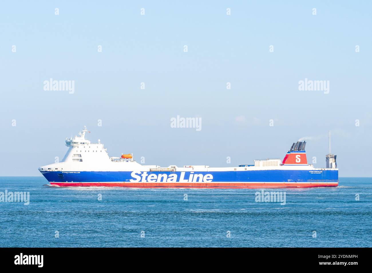 25 ottobre 2024. Maasvlakte Rotterdam, Paesi Bassi. La linea Stena che parte dal porto di Rotterdam. Foto Stock