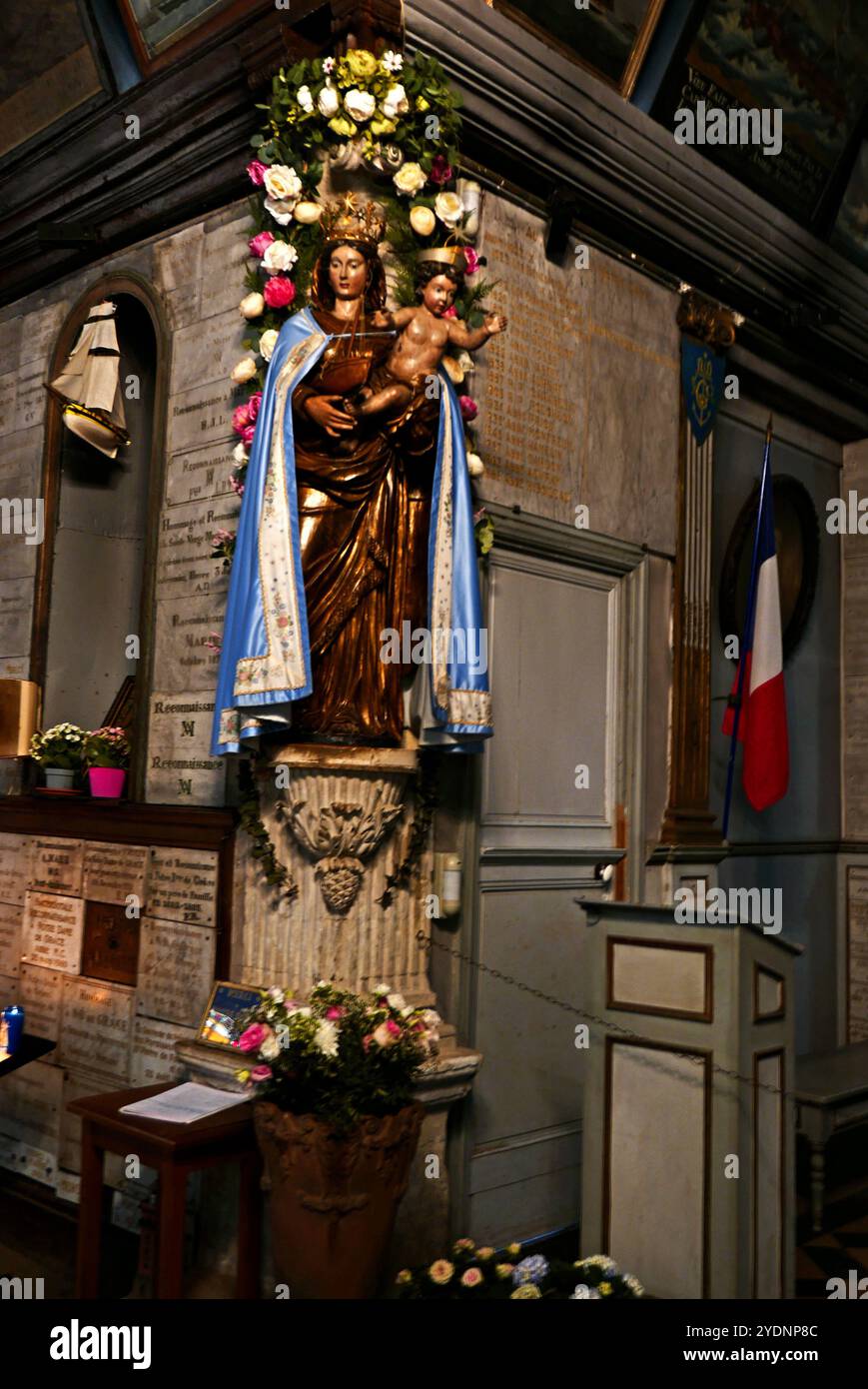 Chapelle Notre Dame de Grace, Equemauville vicino Honfleur, Calvados, Normandia, Francia, Europa Foto Stock