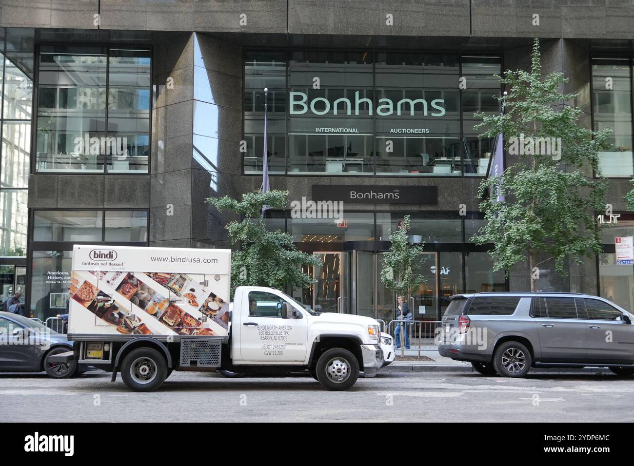 Bonhams, di proprietà britannica, casa d'aste internazionale, 500 Madison Avenue, New York, STATI UNITI Foto Stock