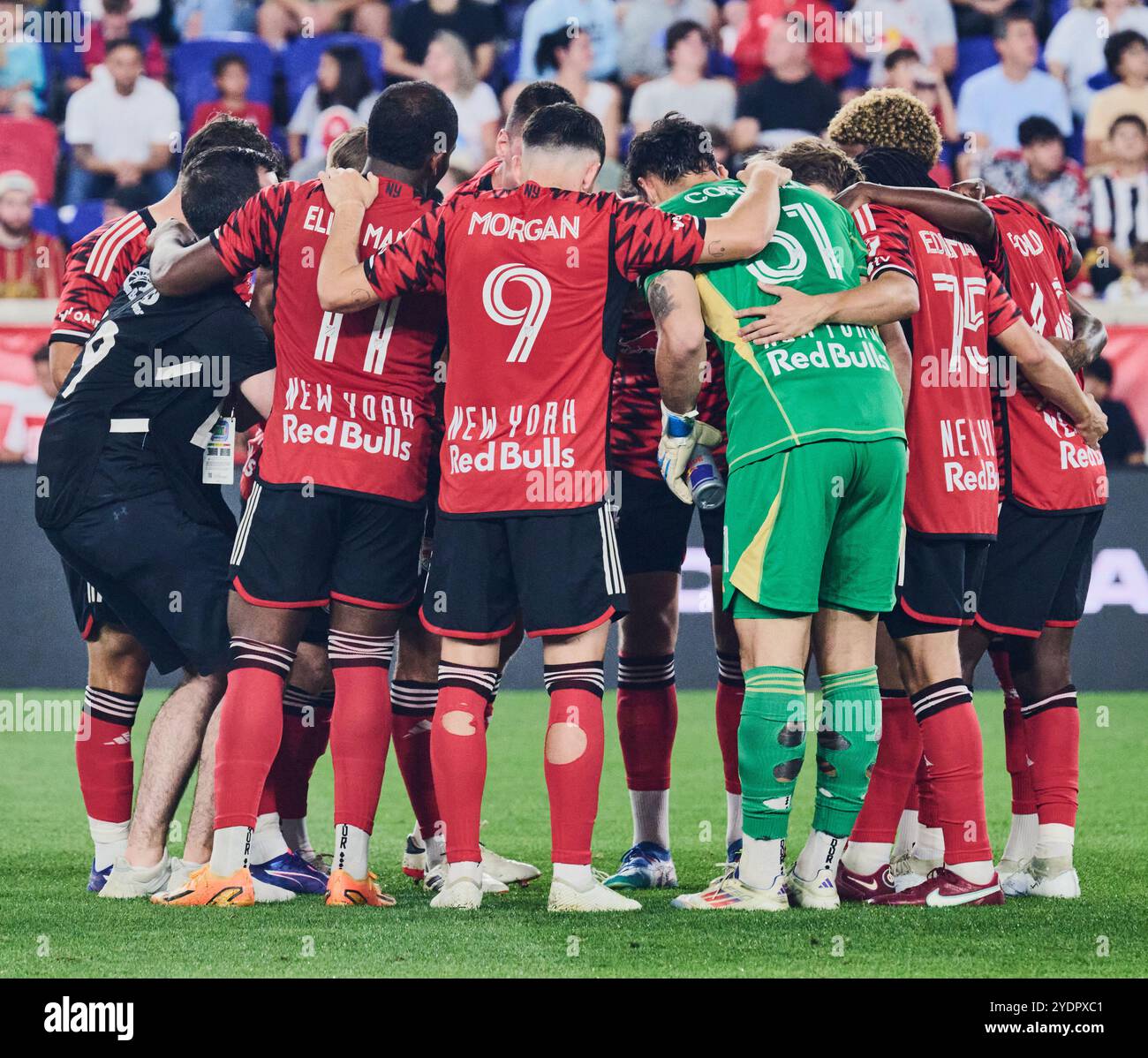 HARRISON, NJ, USA - 31 AGOSTO 2024: MLS match tra Philadelphia Union e New York Red Bulls alla Red Bull Arena. ***SOLO PER USO EDITORIALE*** Foto Stock