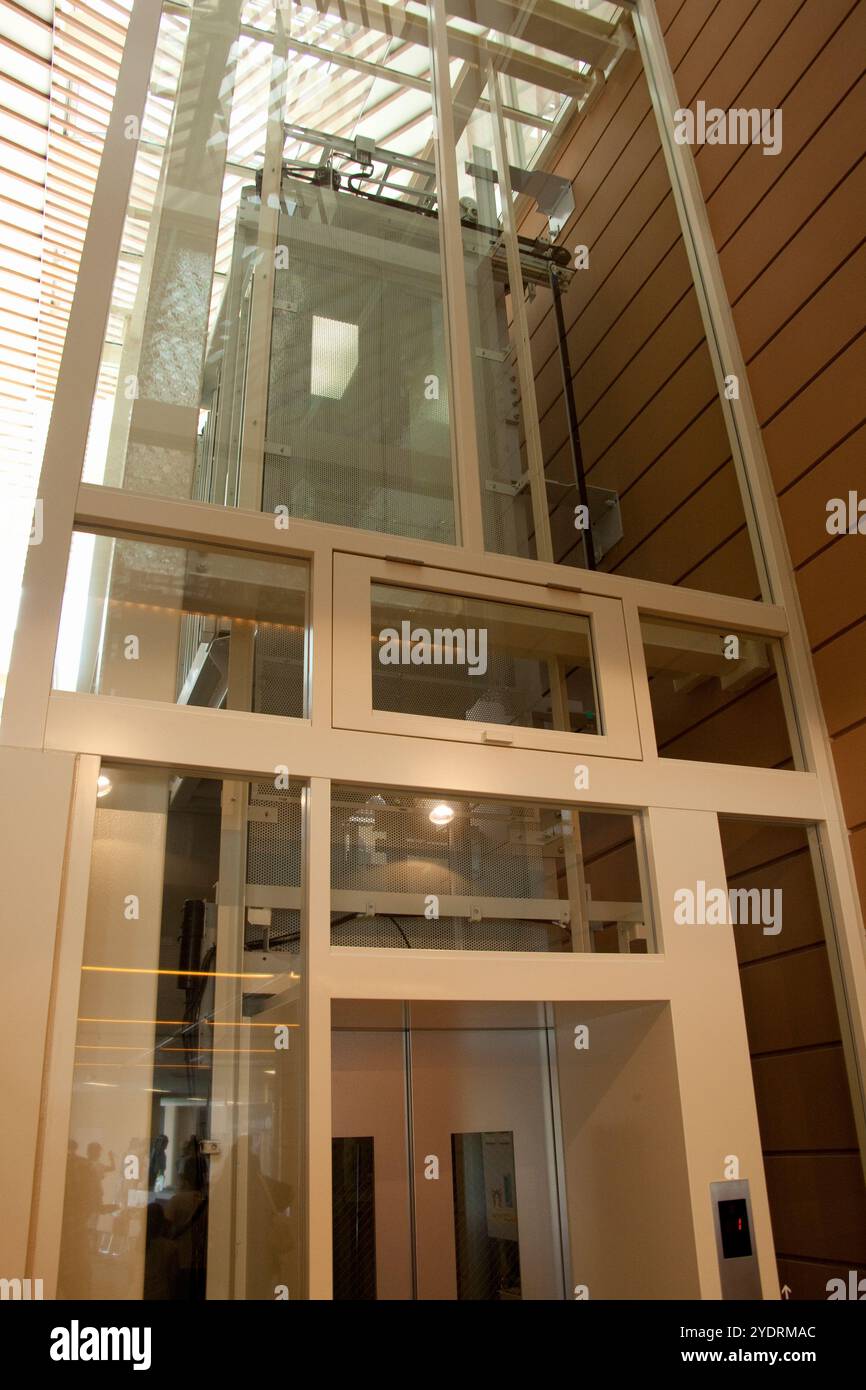 Ascensore interno Foto Stock