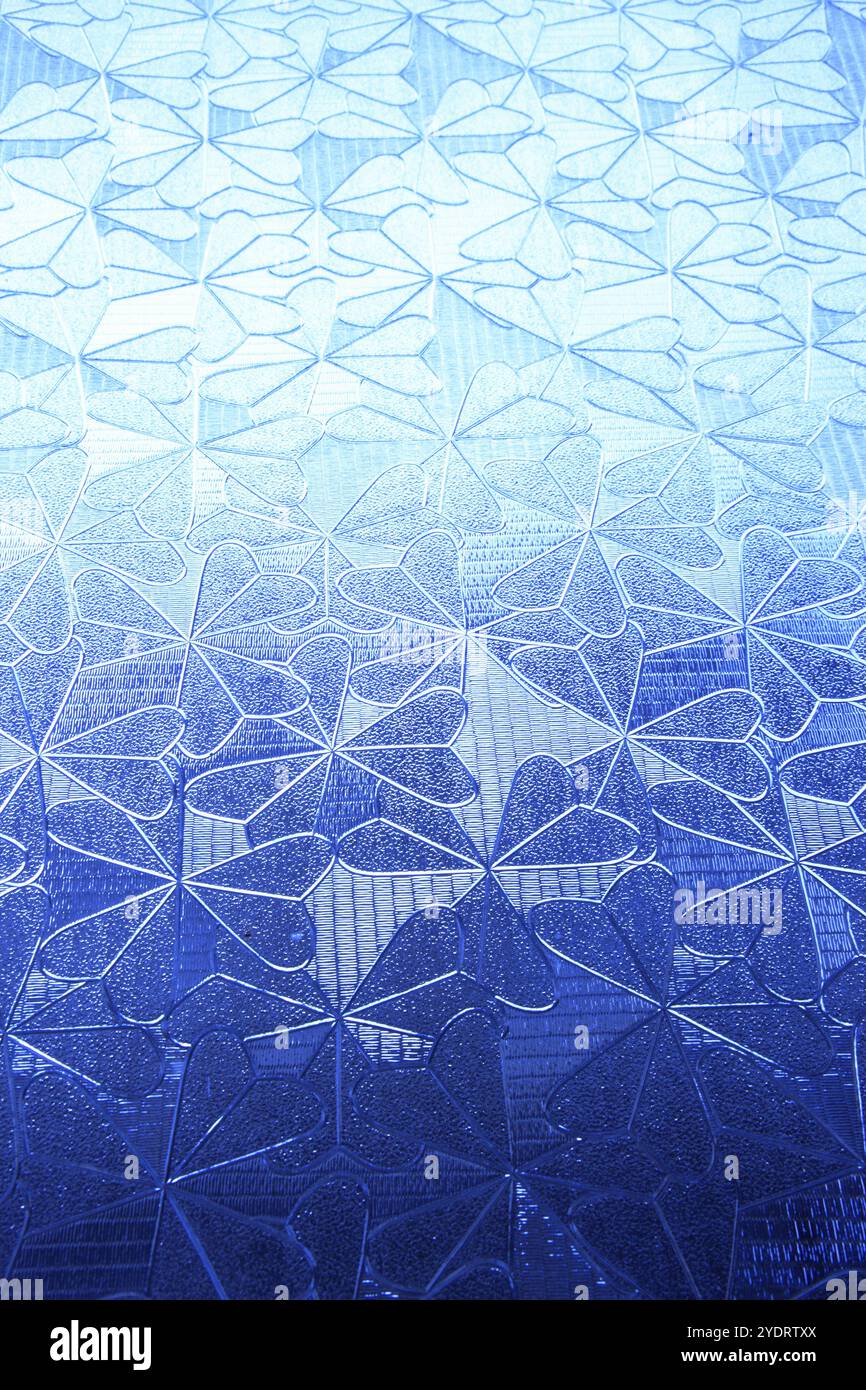 Vetro decorato Foto Stock