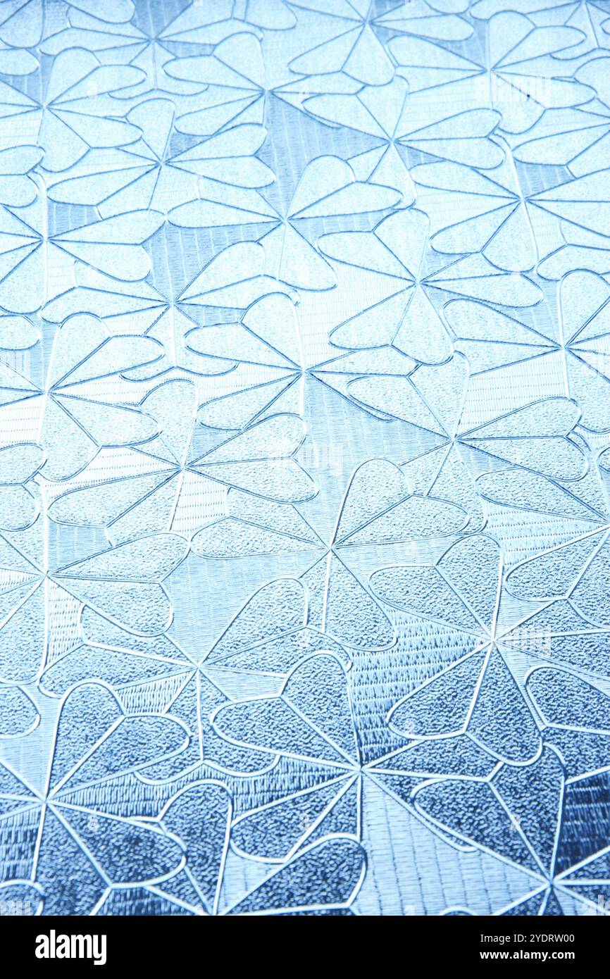 Vetro decorato Foto Stock