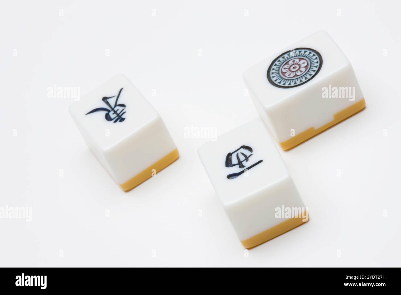 Mattonelle di Mahjong Foto Stock