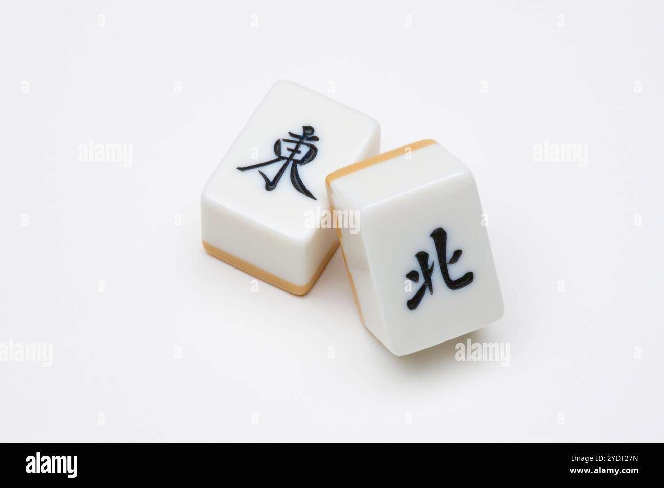Mattonelle di Mahjong Foto Stock
