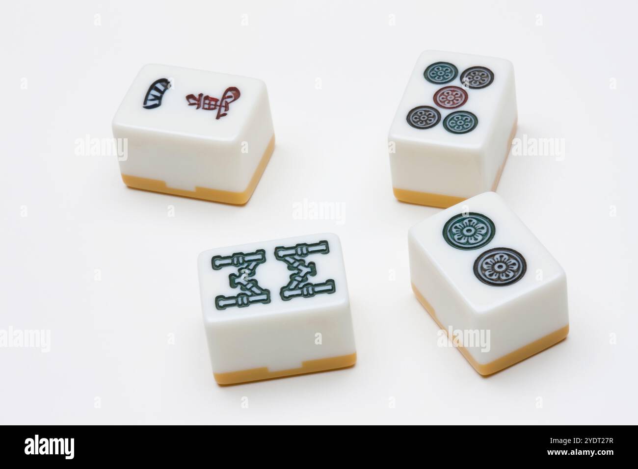 Mattonelle di Mahjong Foto Stock