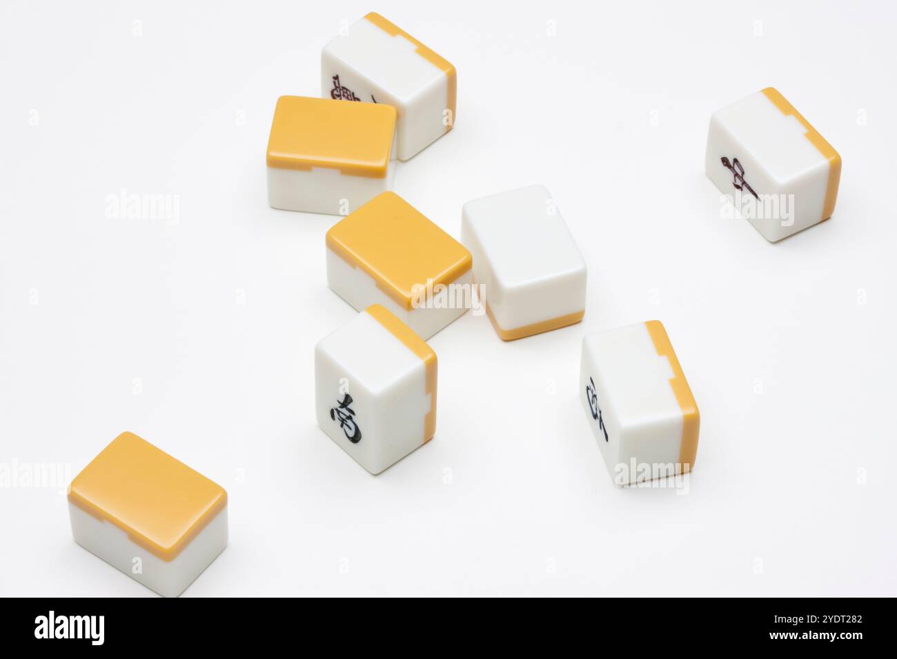 Mattonelle di Mahjong Foto Stock