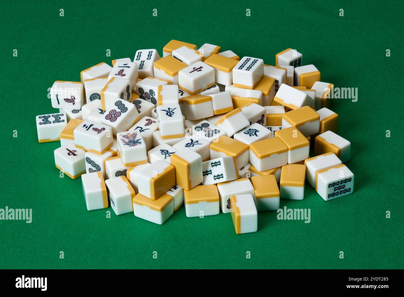 Mattonelle di Mahjong Foto Stock