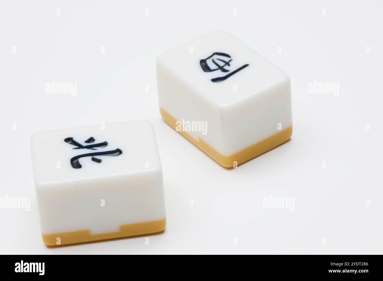 Mattonelle di Mahjong Foto Stock
