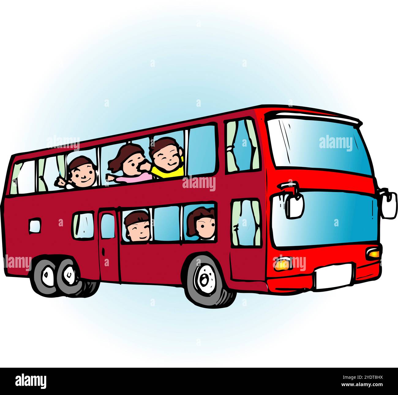 Double-decker bus Foto Stock