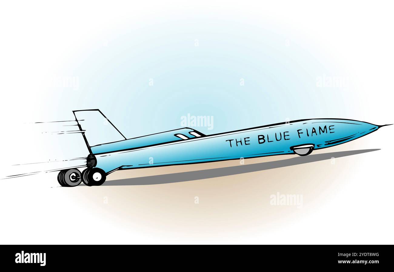 Cornici blu Foto Stock