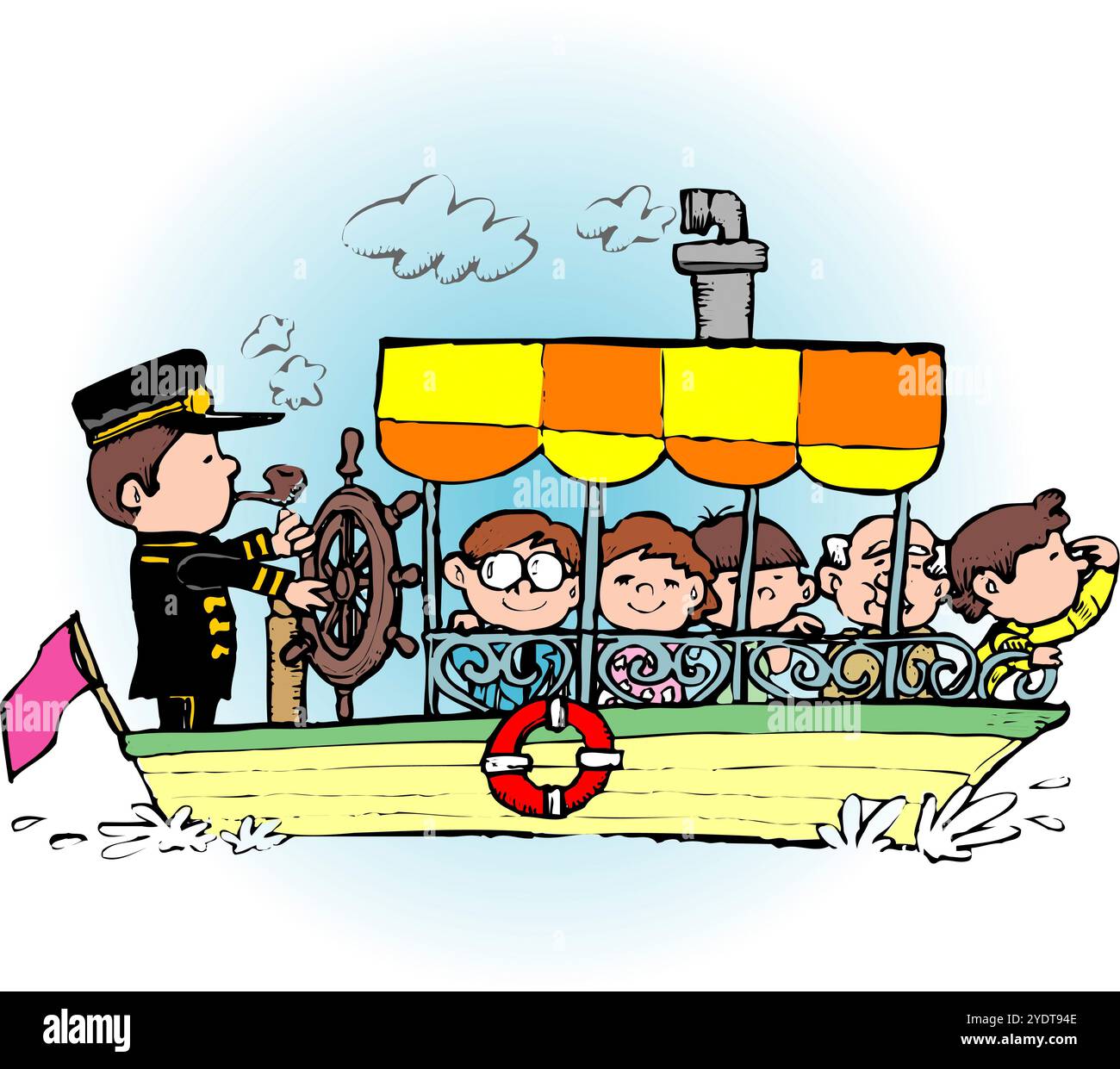 Tour in barca Foto Stock