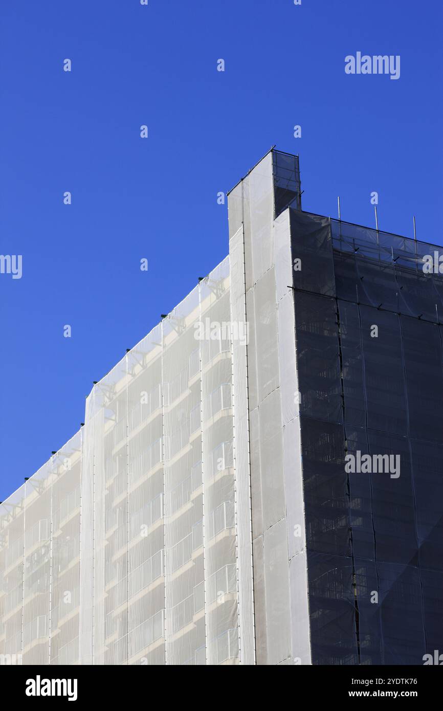 Costruzione di pareti esterne Foto Stock