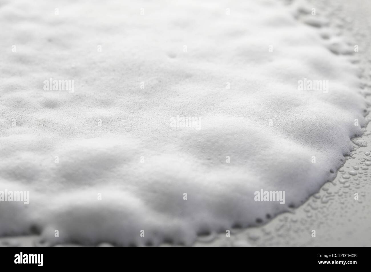 Vetro schiuma detergente Foto Stock
