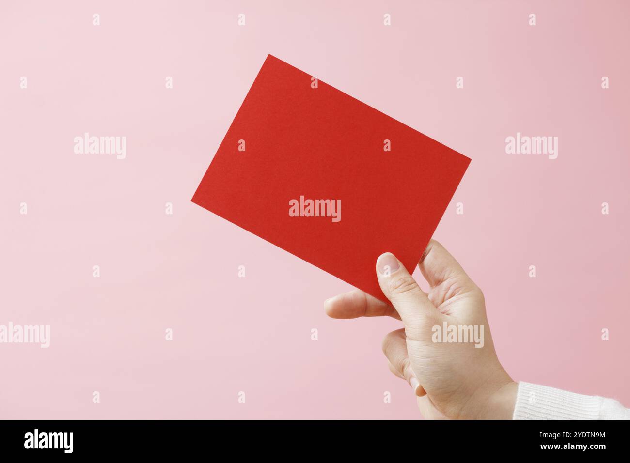 Cartellino rosso Foto Stock