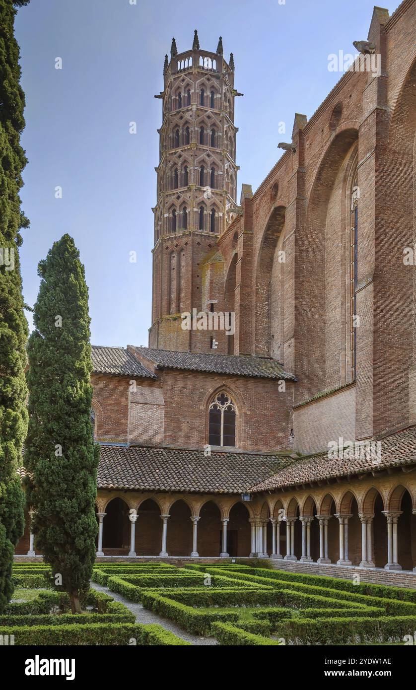 La Chiesa dei Giacobini è una chiesa cattolica sconsacrata situata a Tolosa, in Francia, in Europa Foto Stock