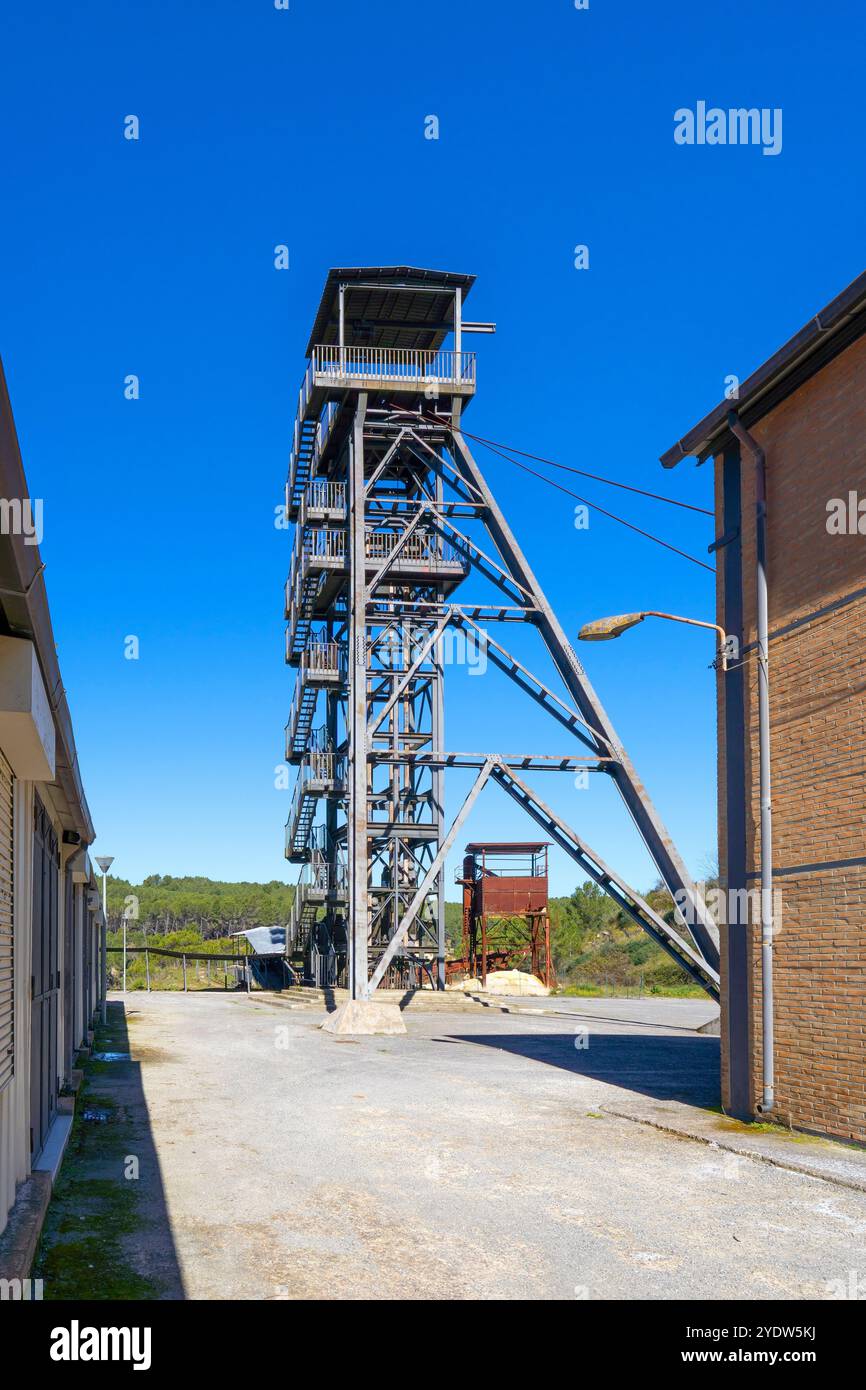 Parco minerario di Floristella-Grottacalda, Valguarnera Caropepe, Enna, Sicilia, Italia, Mediterraneo, Europa Foto Stock